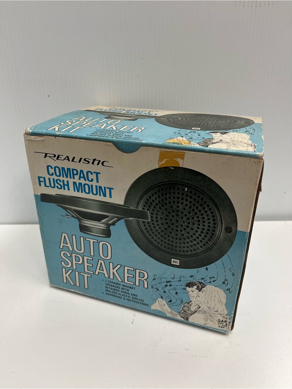 Sealed Realistic Compact Flush Mount Auto Speaker Kit